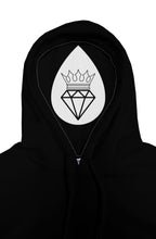 Load image into Gallery viewer, plain hoodie w/ custom hood & embroidered logo sleeve