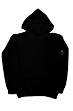 Load image into Gallery viewer, hoodie w/ custom hood lining, embroidered sleeve