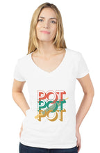 Load image into Gallery viewer, womens tultex v neck