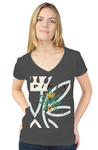 Load image into Gallery viewer, womens tultex v neck