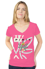 Load image into Gallery viewer, womens tultex v neck