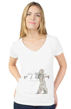 Load image into Gallery viewer, womens tultex v neck