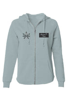 Load image into Gallery viewer, Womens Lightweight Wash Zip Hoodie