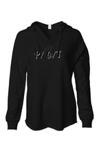 Load image into Gallery viewer, Womens Lightweight  Wash Hooded Sweatshirt
